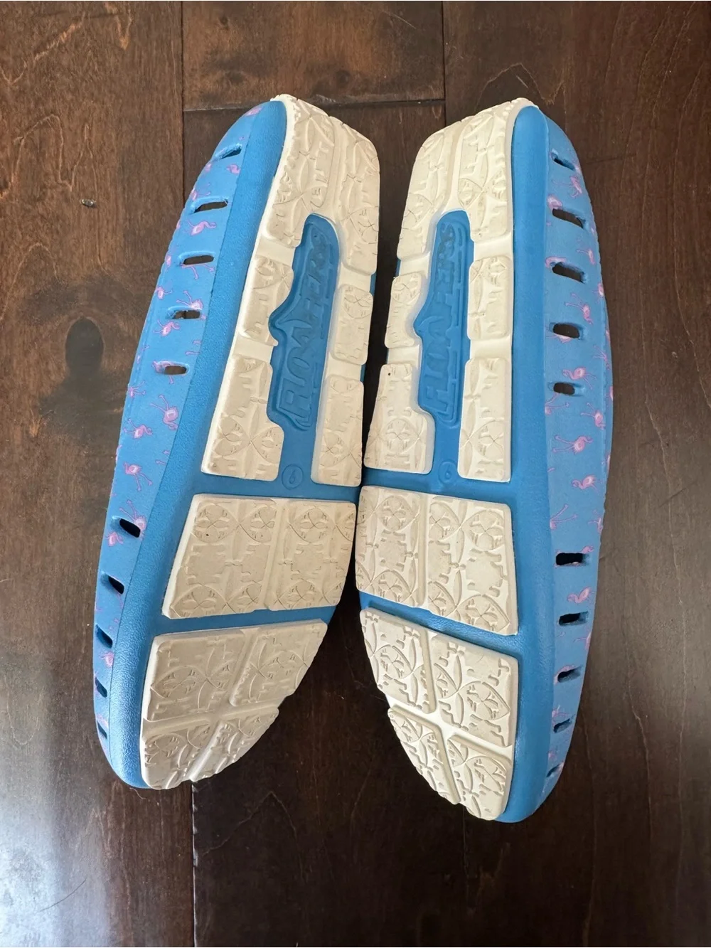 Floafers Country Club Driver - Blue/Pink Flamingo - Water Loafers - Men’s Size 9